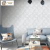 SUBTLE GEOMETRIC SQUARE WALLPAPER IN LIGHT GREY AND WHITE FOR A MODERN TOUCH WALLPAPER