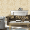 ELEGANT GOLD FOIL EFFECT WALLPAPER IN SUBTLE TONES FOR A LUXURIOUS FEEL WALLPAPER