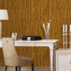 VERTICAL ABSTRACT TEXTURE WALLPAPER IN GOLD AND BROWN FOR A DISTINCTIVE STATEMENT WALL WALLPAPER