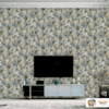 GEOMETRIC MARBLE AND GOLD ACCENT WALLPAPER FOR A MODERN AND LUXURIOUS SPACE WALLPAPER