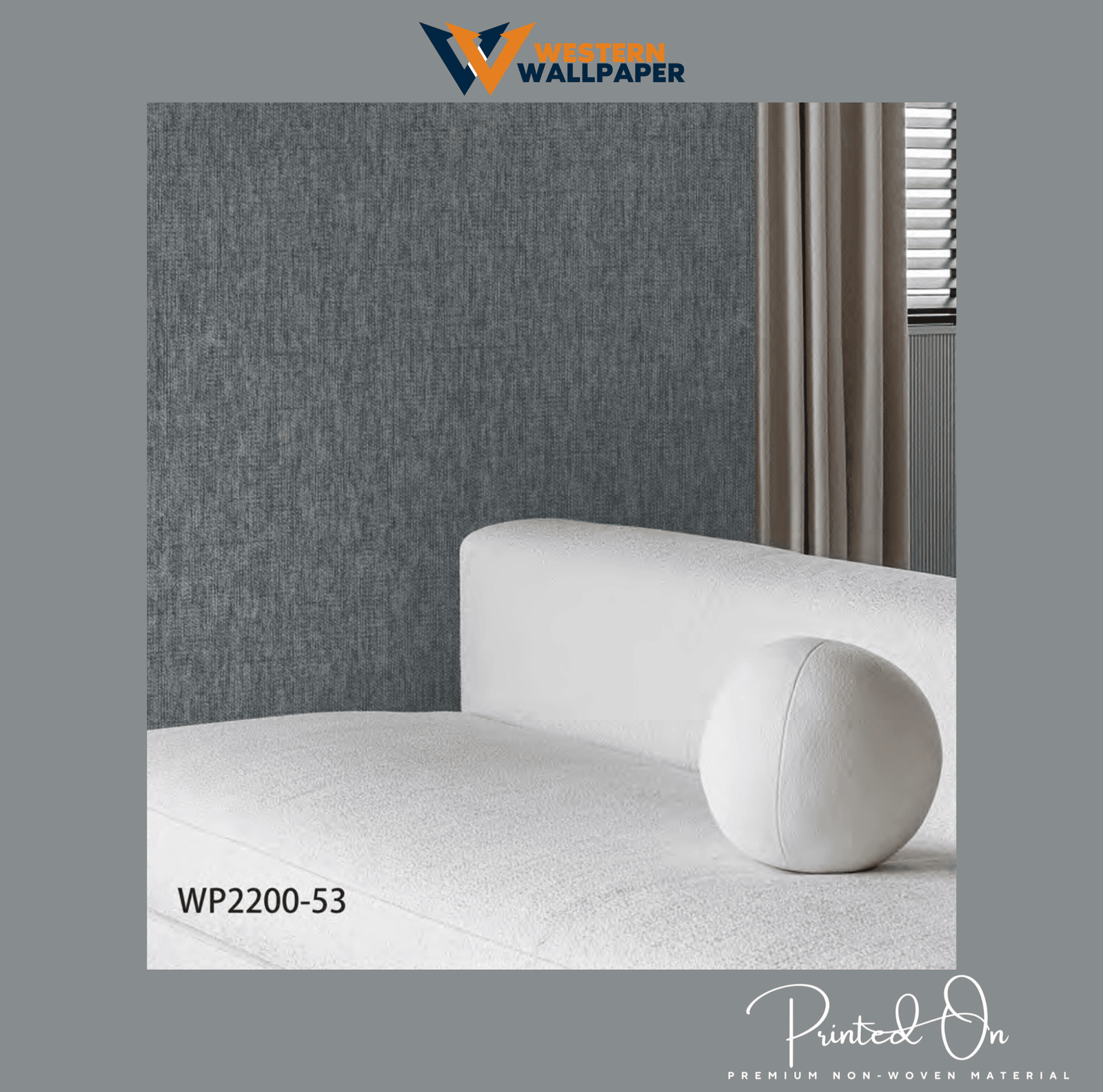 RICH WOVEN TEXTURE WALLPAPER IN DEEP CHARCOAL GREY FOR A BOLD AND SOPHISTICATED MINIMALIST WALLPAPER.