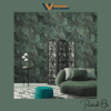 DEEP GREEN AND GOLD ABSTRACT WALLPAPER FOR A LUXURIOUS AND BOLD LIVING ROOM STATEMENT WALLPAPER.