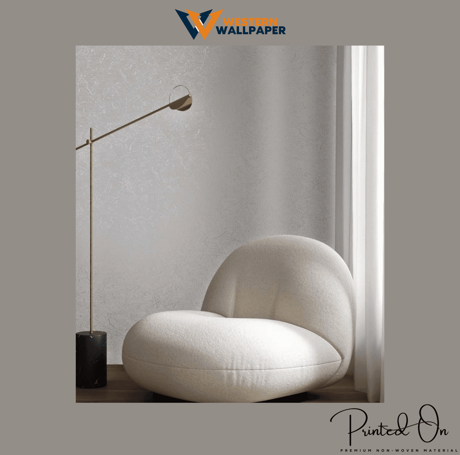 SUBTLE CRACKLE TEXTURE WALLPAPER IN PALE SILVER AND WHITE FOR A BRIGHT AND ELEGANT MODERN LOUNGE WALLPAPER.