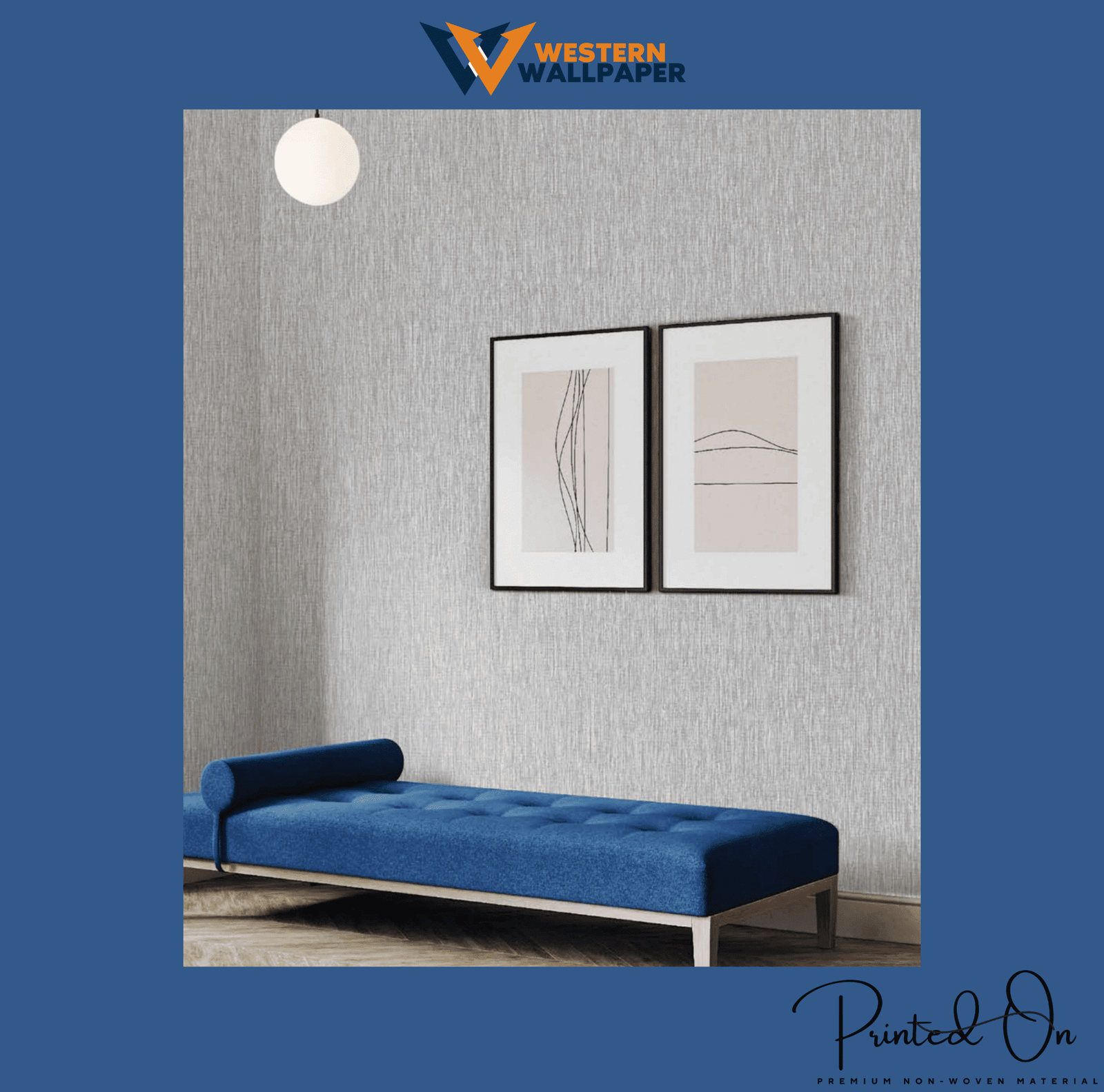 VERTICAL TEXTURED STRIÉ WALLPAPER IN PALE HEATHERED GREY FOR A LIGHT AND SOPHISTICATED MODERN ACCENT WALLPAPER.