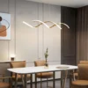Swirl Luxe Modern Dining Chandelier