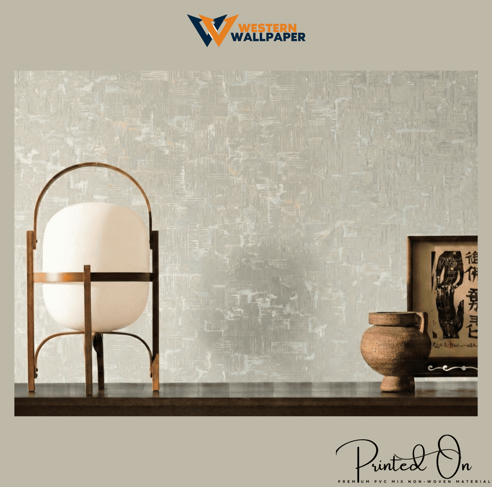 LUXE ABSTRACT WEAVE WALLPAPER IN DRIFTWOOD GREY