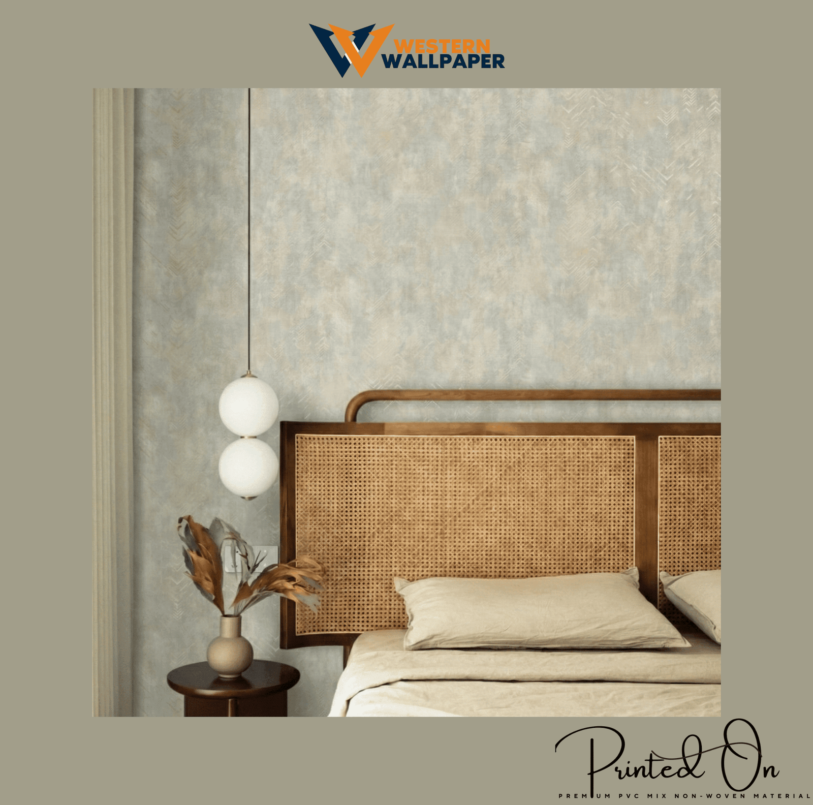 LUXE DISTRESSED CHEVRON WALLPAPER IN CHAMPAGNE MIST