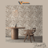 ETHEREAL ARTISAN SCROLL WALLPAPER IN CHAMPAGNE AND MOSS