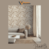 ETHEREAL ARTISAN SCROLL WALLPAPER IN ALABASTER AND FERN
