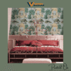 ORNATE RAJASTHANI MURAL WALLPAPER IN DUSTY BLUE AND MOSS GREEN FOR A TRADITIONAL HERITAGE BEDROOM