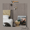 GREY OAK VERTICAL SLAT WALLPAPER