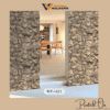 TERRACOTTA RIDGE MASONRY WALLPAPER IN SIENNA GOLD